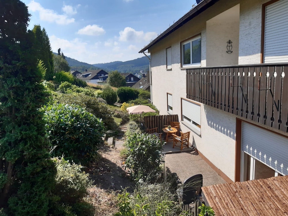 Apartment With Balcony and Garage