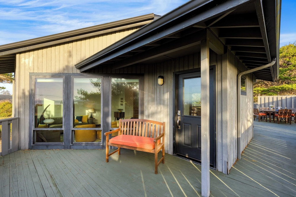 Half Block to Beach w/ Oceanview, Patio + Balcony The Shore Pine by Avantstay