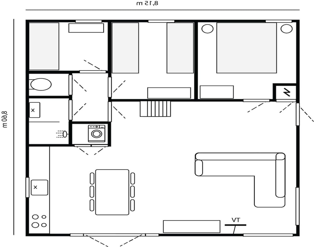 Renovated Bungalow With Garden for Families