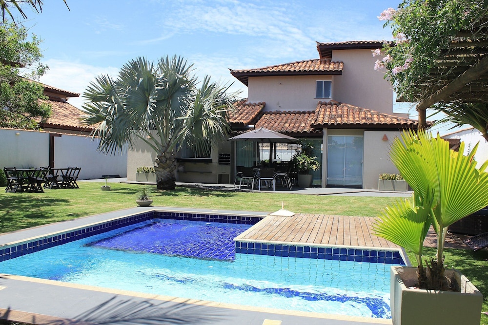 Bz04 30 passos da praia casa piscina