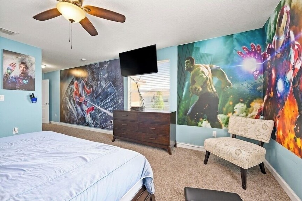 Luxury 6BR Home w/ Theater + Pool Near Disney