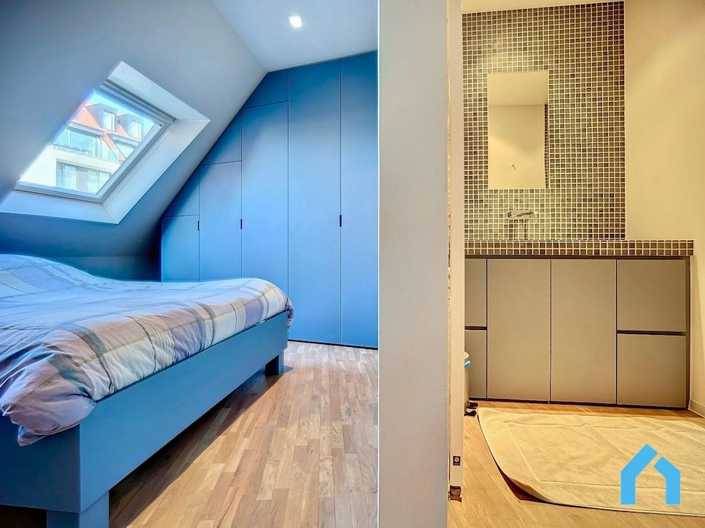 Duplex Apartment in Knokke by the Seawall