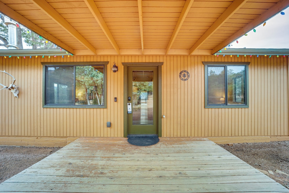 Outdoor Entertainment Spaces: Remote Pine Home!