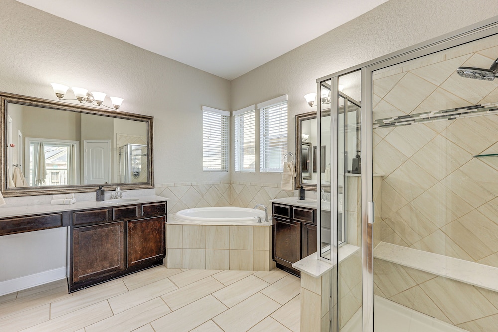 Pool Access & Fenced Yard: Modern San Antonio Gem