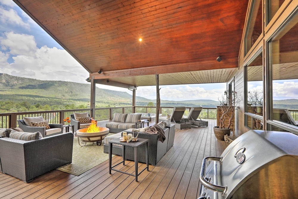 Payson Vacations - 'AZ Rim Retreat' in Pine W/deck, Hot Tub  Views! - Property Image 1