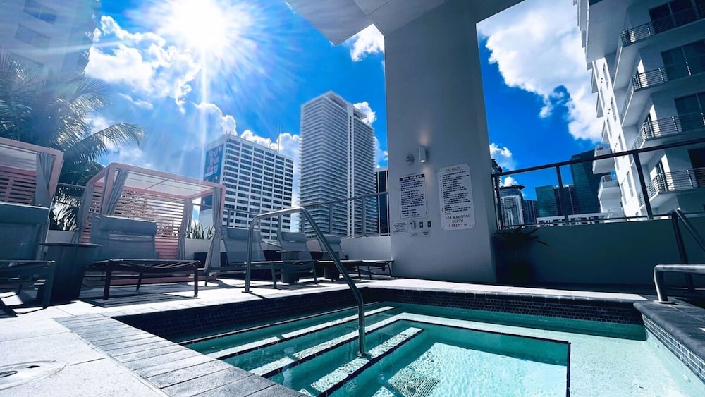 When the City Becomes a Canvas Terrace Pool Gym