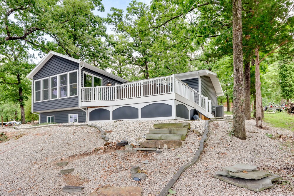 Dock & Sunset Views: Lakeside Ozark Retreat! view 5