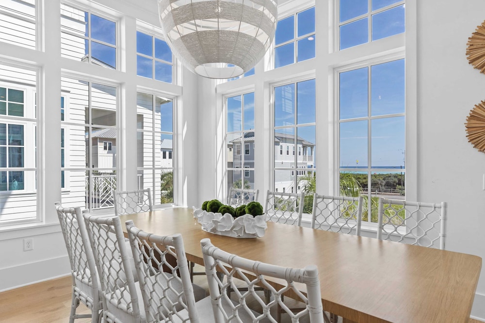 Sleeps 24 Beach Retreat w/ Pool, Rooftop Deck, Steps to Inlet Beach & Near Rosemary, Alys, Seacrest Dining & Shops The Palm 30A by Avantstay