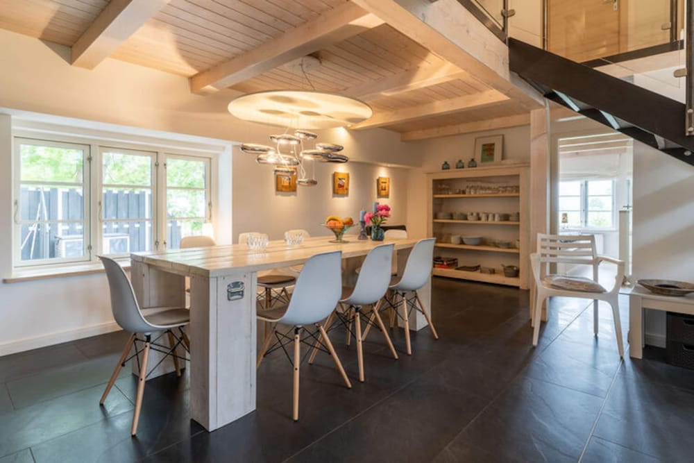 Reetgedecktes Ferienhaus in Westerhever mit Sauna