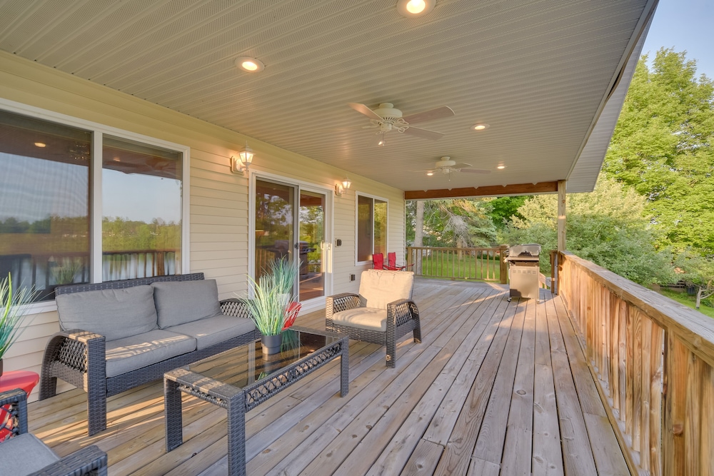 Lakefront Birchwood House w/ Deck + Fire Pit! view 5