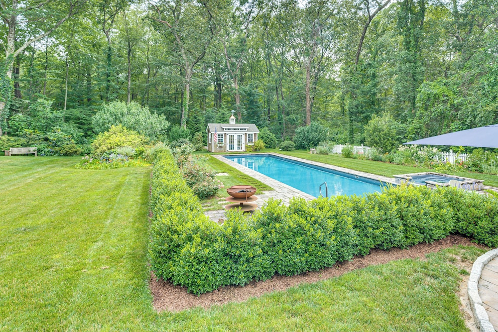 Pool, Gardens & Hot Tub: Luxe Sandy Hook Home!