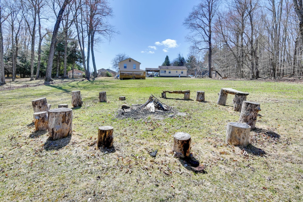 Shared Lake Access & Fire Pit: Catskills Getaway!