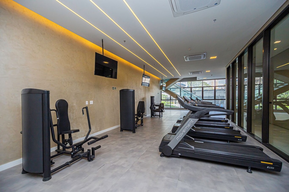 Flat c Piscina e Academia na Ch Cara Klabin