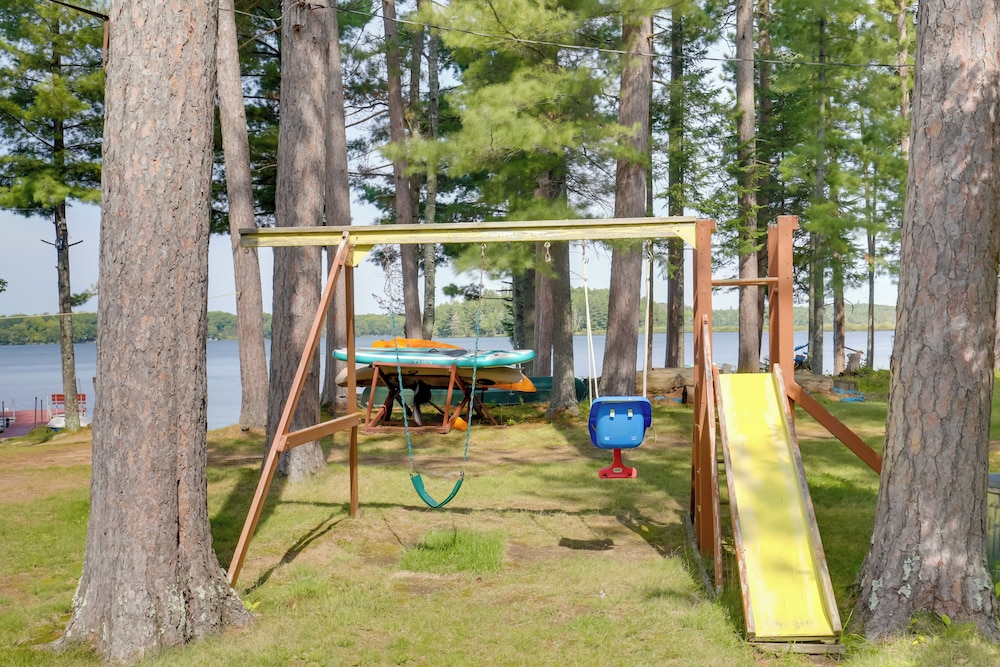 Dock & Views: Lakefront Family Home in Conover!