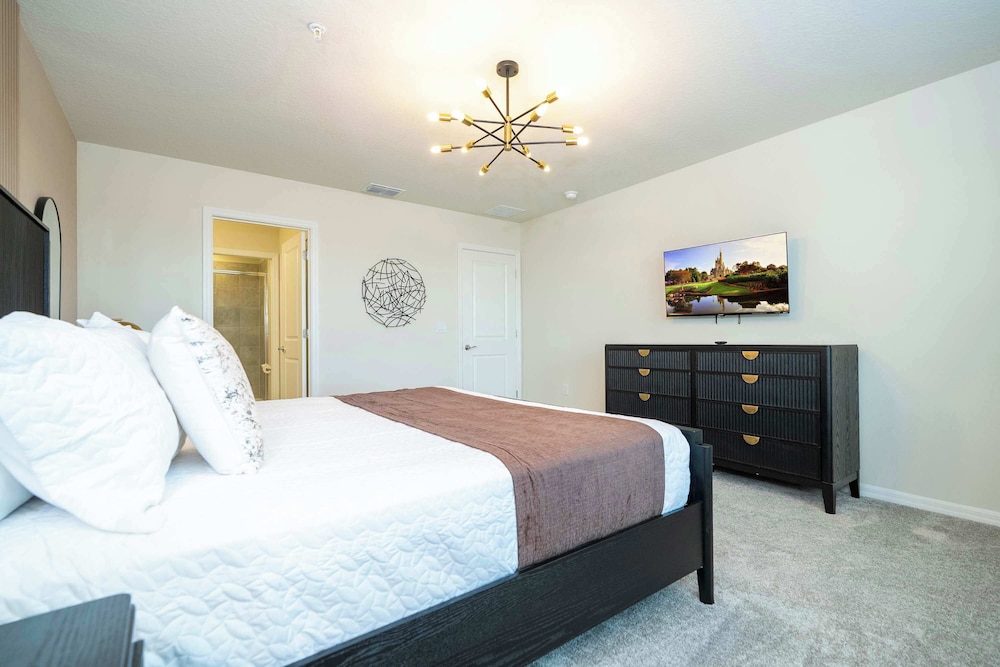 Magical 5BR w Pool Minutes From Disney 16140