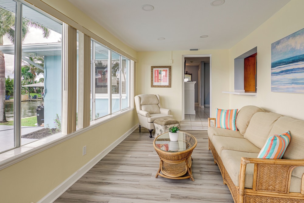 Canal-front Retreat w/ Boat Dock on Merritt Island