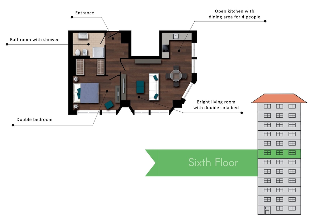 Centro San Babila - Central Tower Apartment W/ter