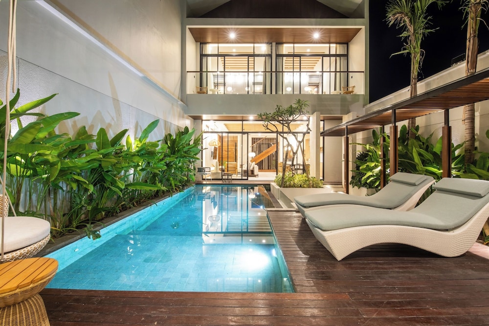 Elegant 3BR Escape Canggu AC 5min Shore
