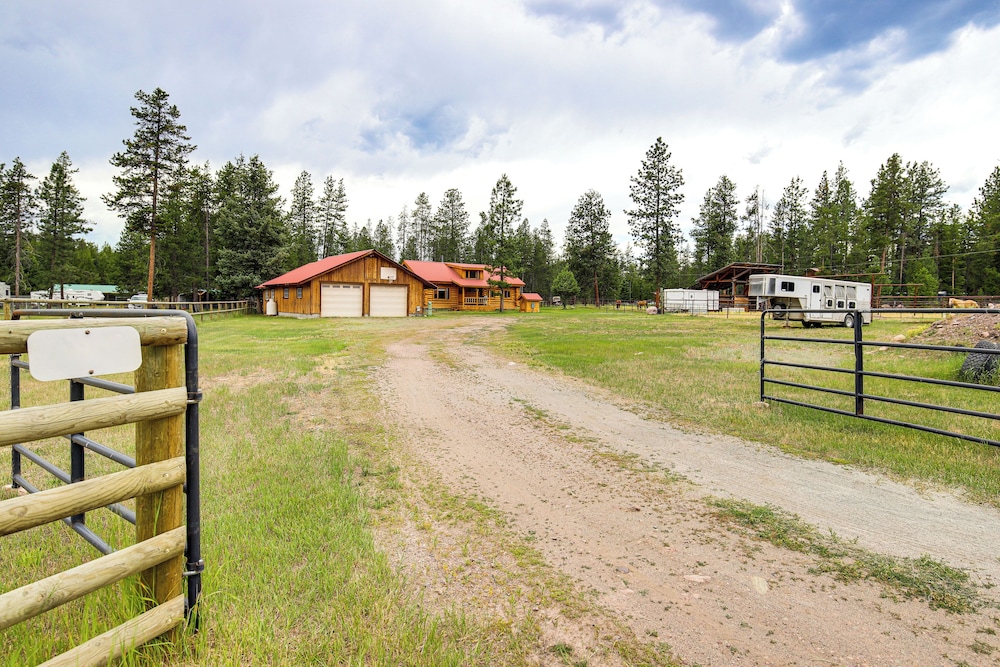Fish & Hike: Seeley Lake Cabin on 2 + Acres!