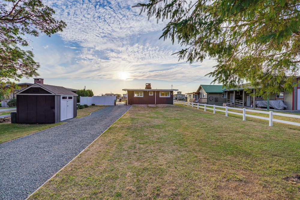 Beach Access, Deck: Waterfront Whidbey Island Home