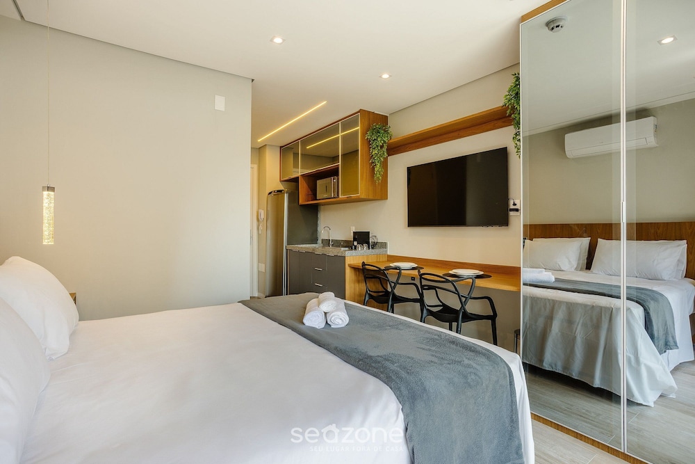Studio With Balcony Near Allianz Parque Cep0128
