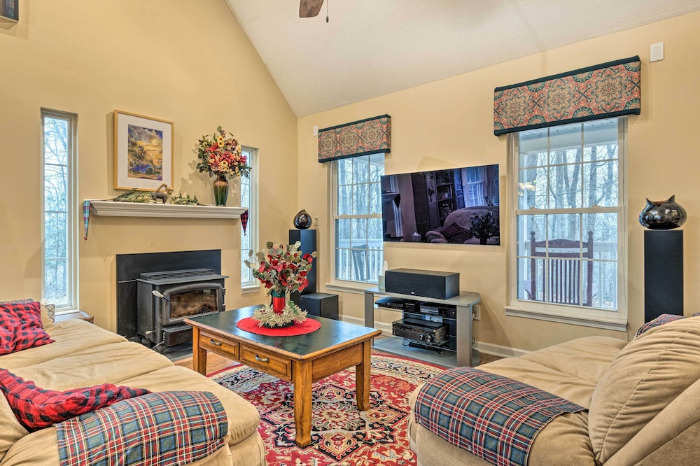 Bloomington Vacations - Serene Bloomington Home: Deck  Forest Views - Property Image 1