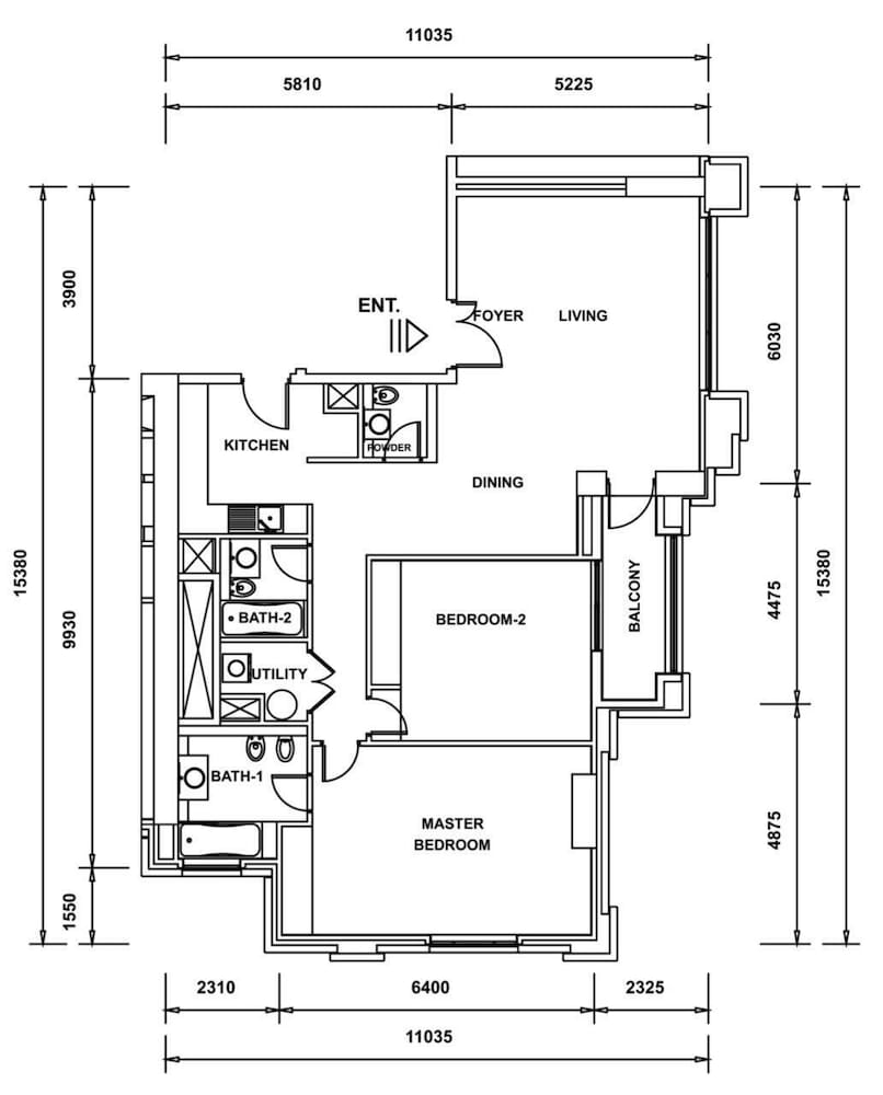 LUX Contemporary Marina View Suite 7