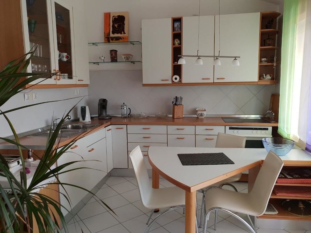 Villa Suai villa con piscina en Zadar — kitchen