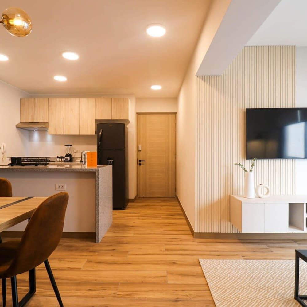 w Authentic 2BR in Miraflores en Lima — kitchen