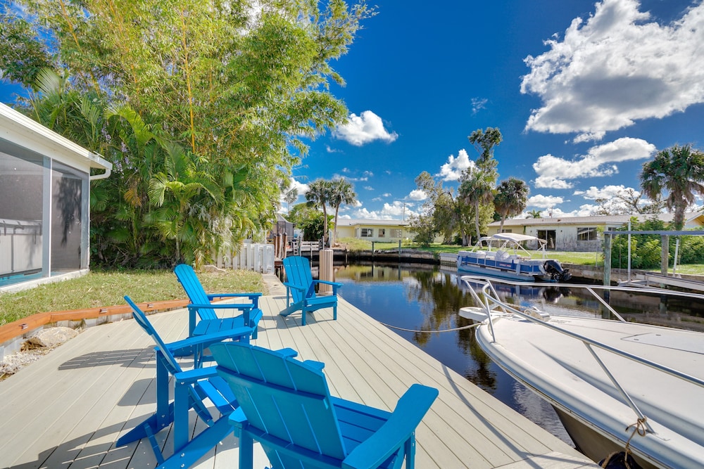 North Fort Myers Home w/ Hot Tub & Boat Dock view 3
