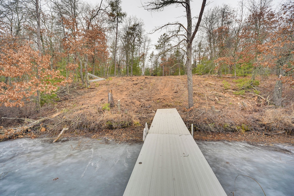 Lake House on 3 Acres w/ Private Dock in Minong!