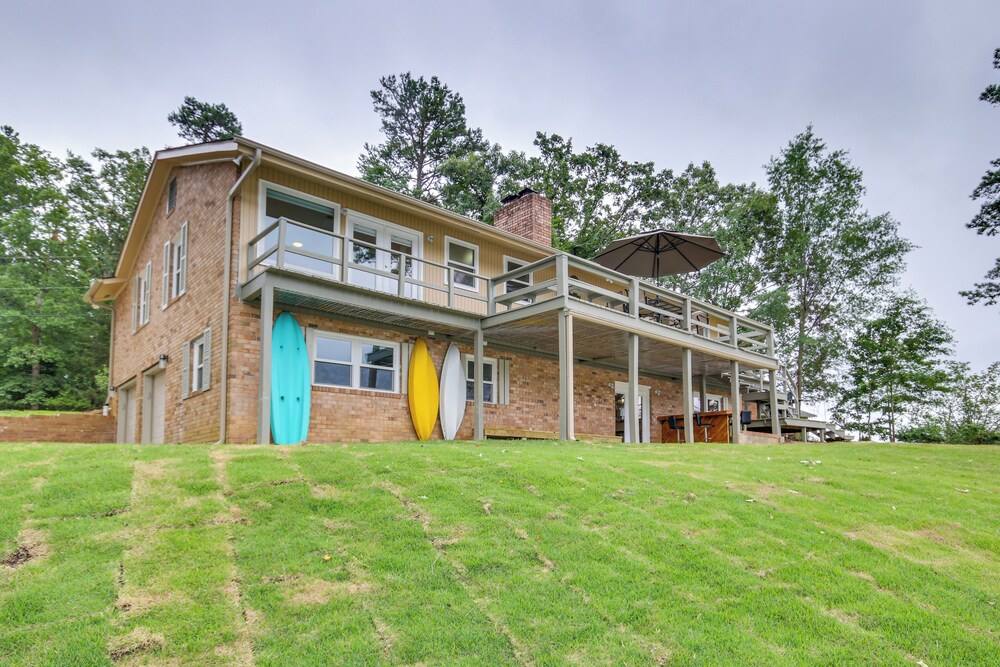 Waterfront Lakehouse w/ Private Dock & Fire Pit! view 4