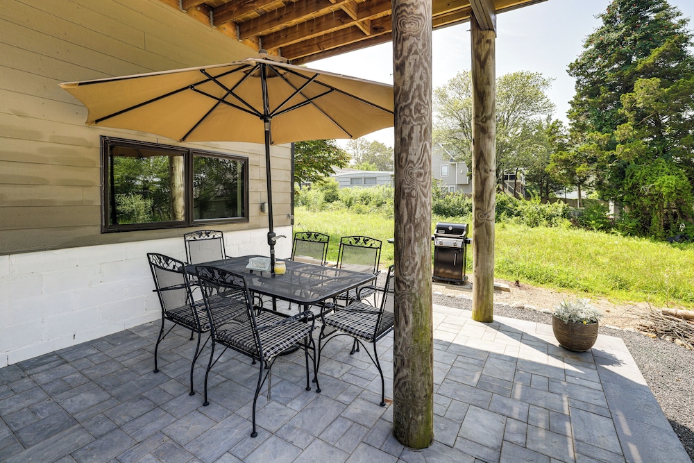 Dock + Backyard Bar: Spacious Barnegat Bay Retreat