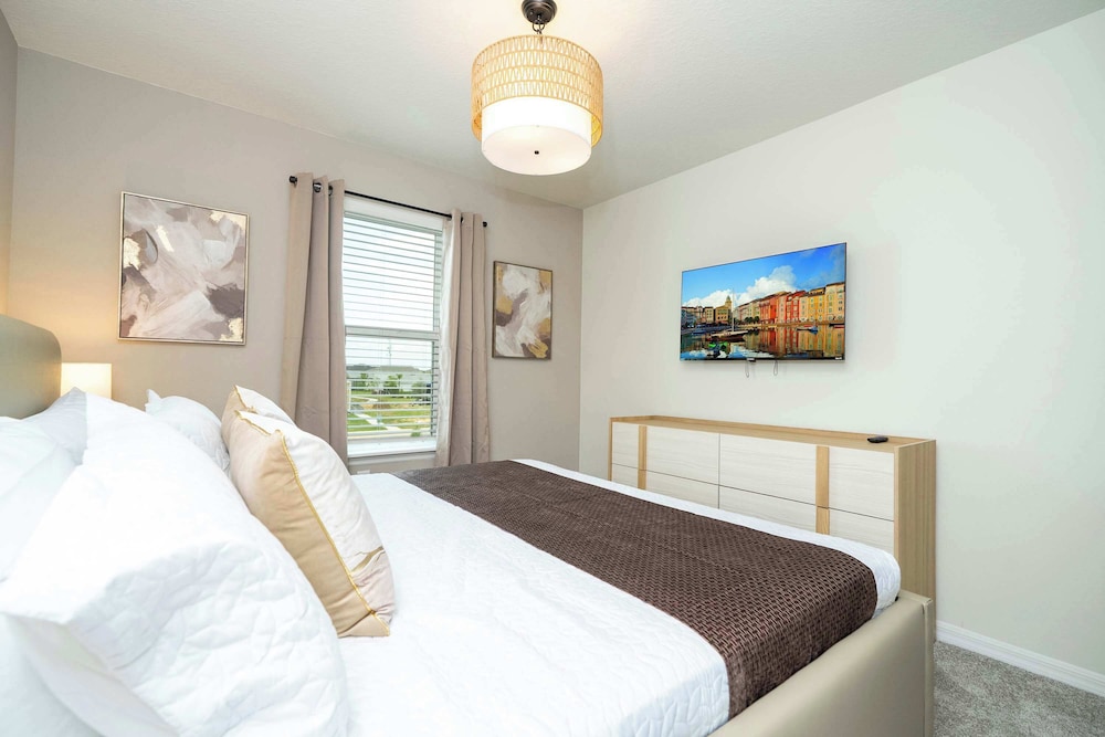 Magical 5BR w Pool Minutes From Disney 16140