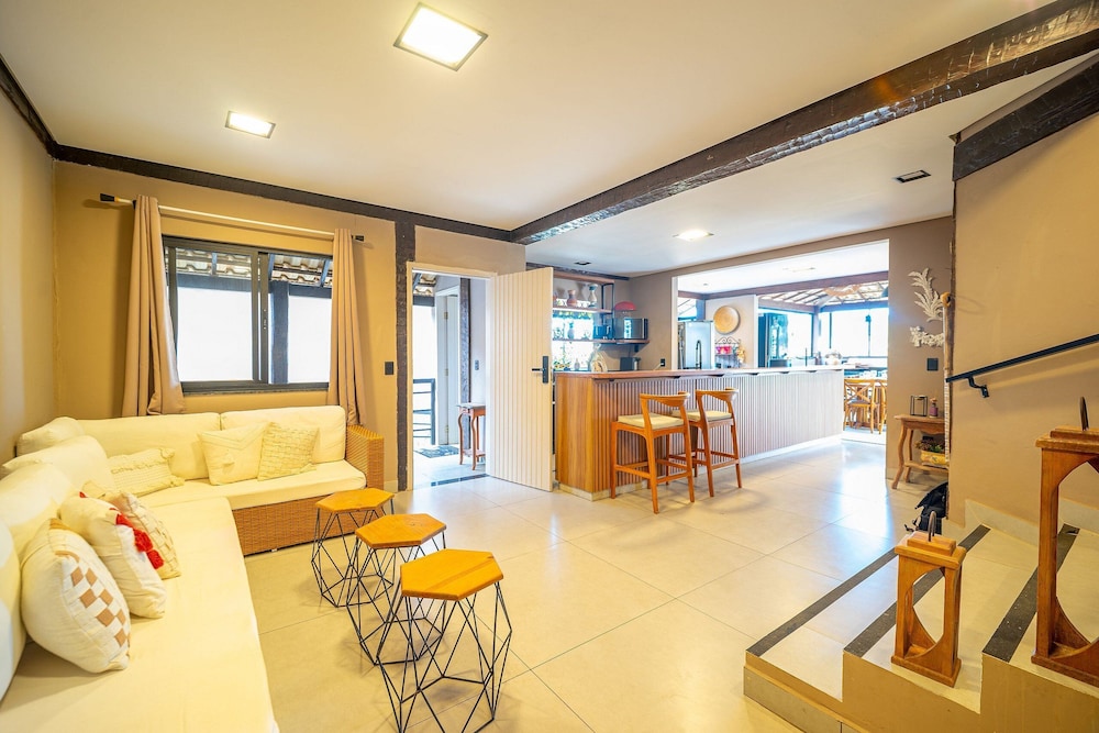 Bz25 Casa com Pisc Geribá 250m da Praia