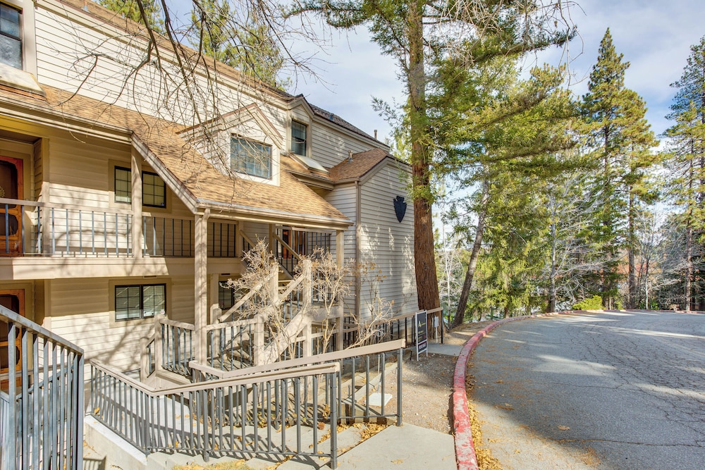 Water Views + Fireplace: Lake Arrowhead Condo