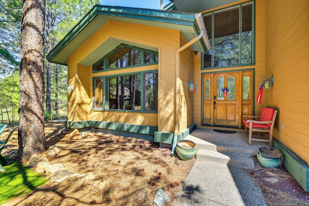 Forested Home in Flagstaff w/ Large Deck & Grill!