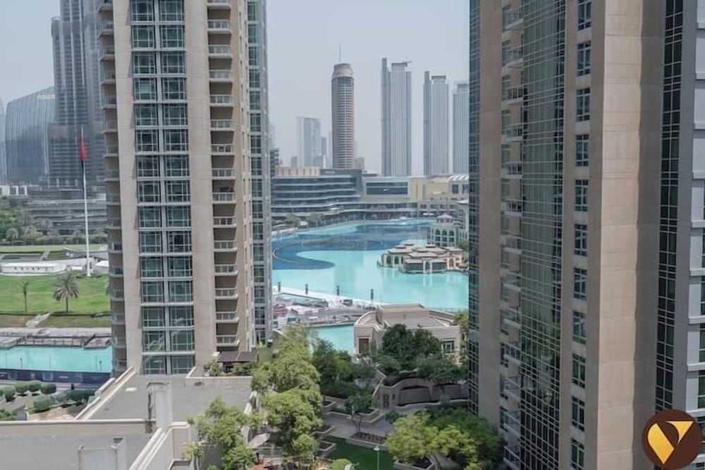 Downtown Balcony With Burj Khalifa View
