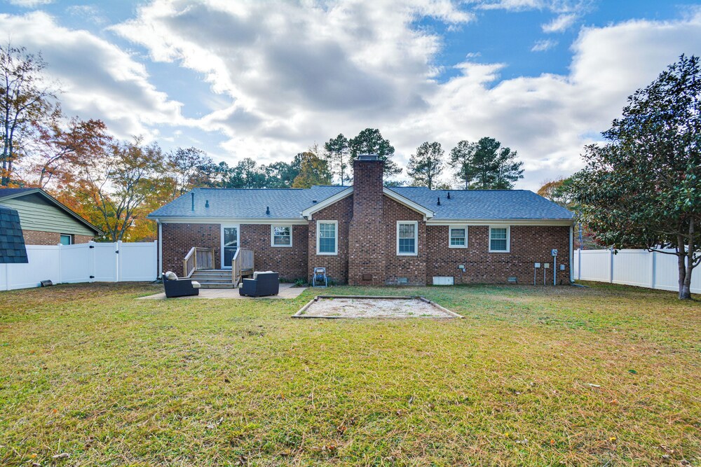 Walk to Parks & Town Square: Cary Home w/ Yard!