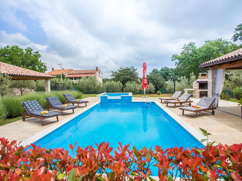 Villa in Medvidici With Pool Near Porec Beach view 5