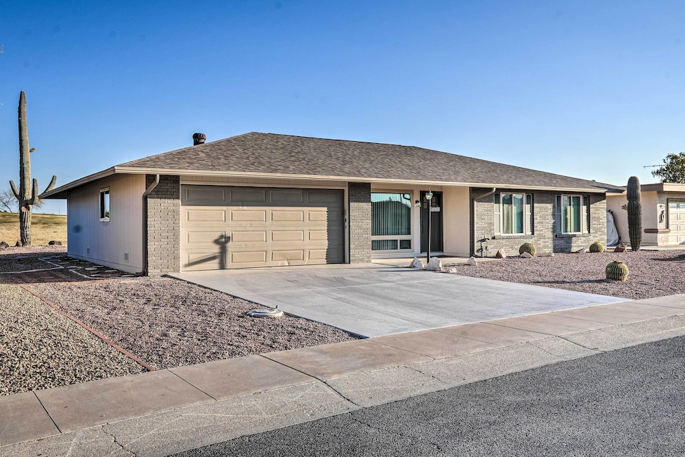 Patio, Grill: Home on Golf Course in Sun City! view 5