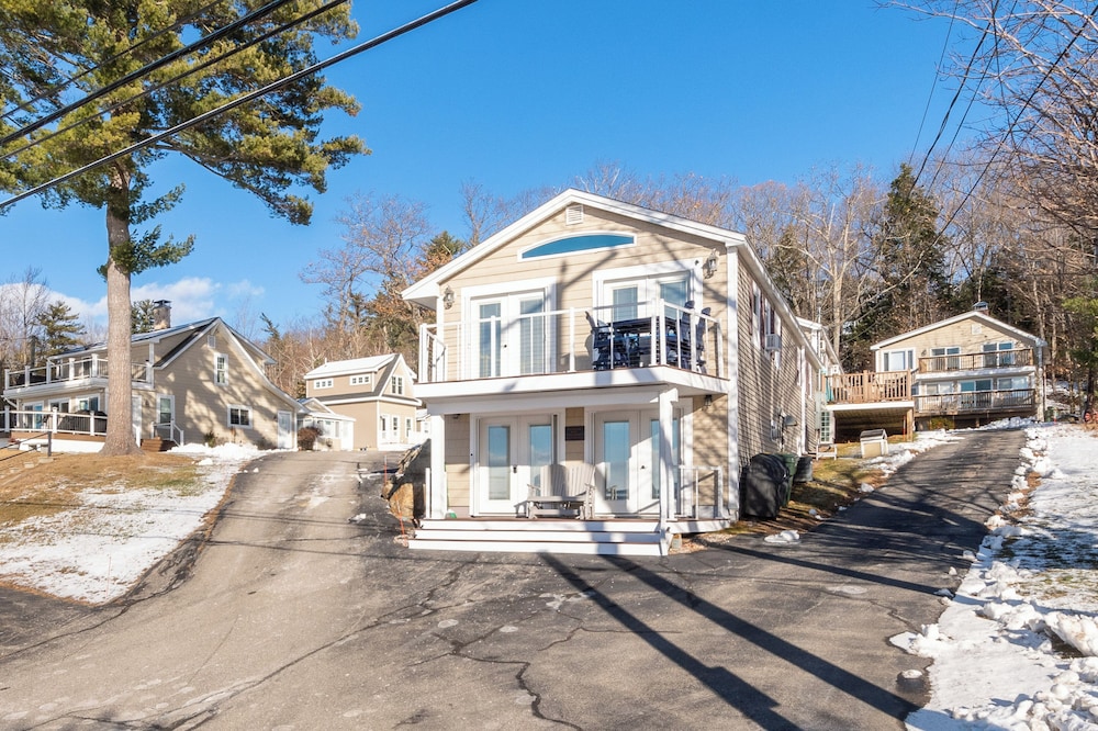 Steps to Beach: Lake-view Laconia Getaway!