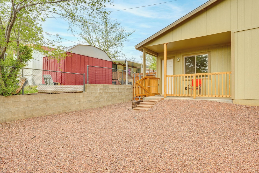 Walk to Downtown Prescott: Home w/ Fenced Yard!
