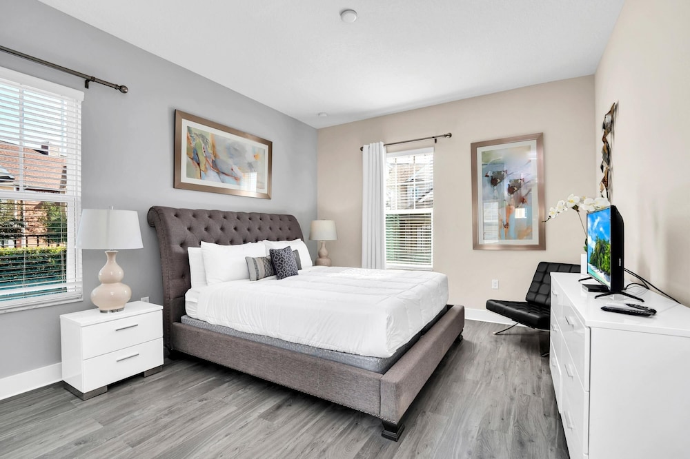 5 BR 6 Full BA Villa 5min Disney BBQ Hot Tub, Zdjęcie 13
