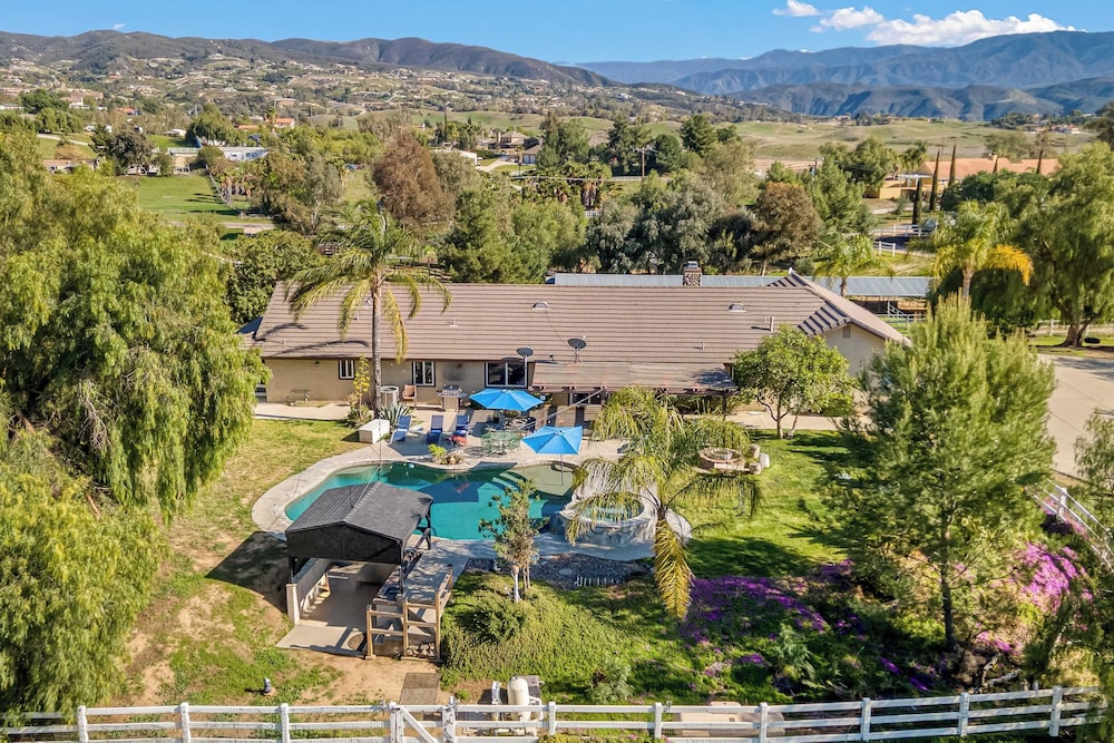 Temecula Wine Country Home w/ Pool, Hot Tub, Game Room & Vineyard Views