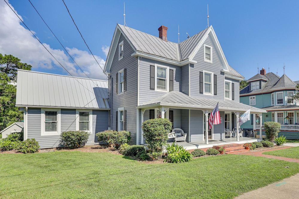 Historic Waterfront Home w/ Dock in Reedville!