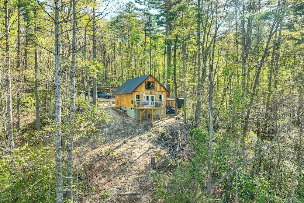 Secluded Brevard Cabin w/ Private Waterfall! view 5