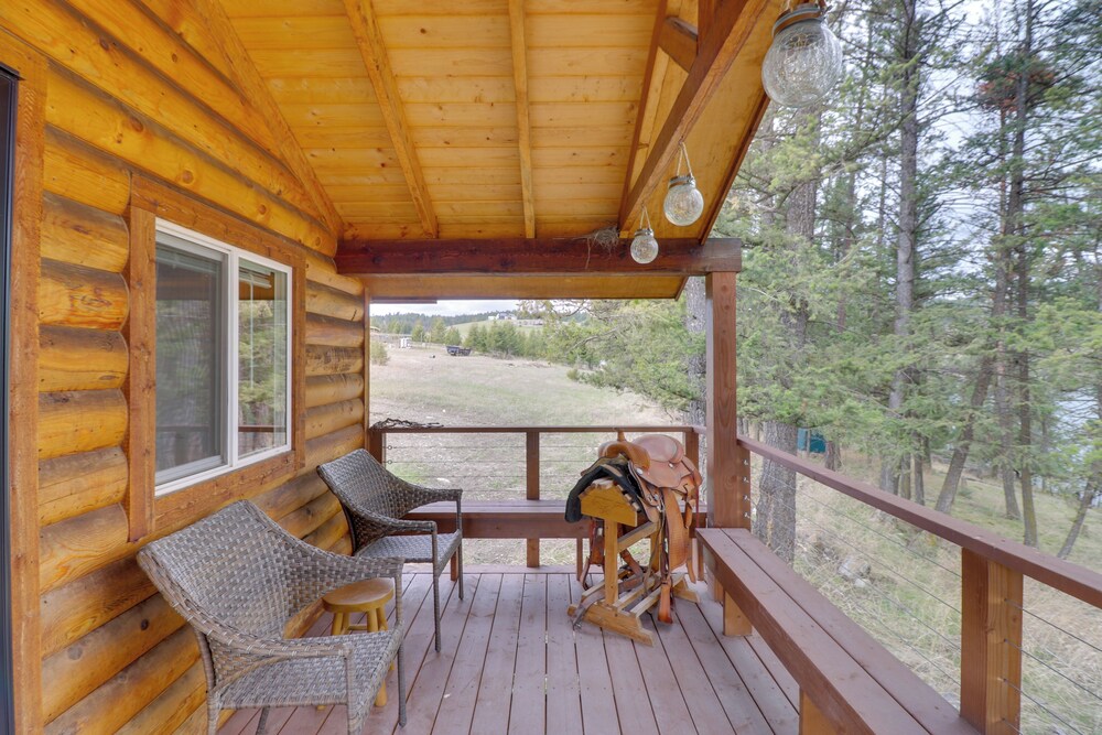 Lake Access, Deck: Rustic Retreat in Kalispell!