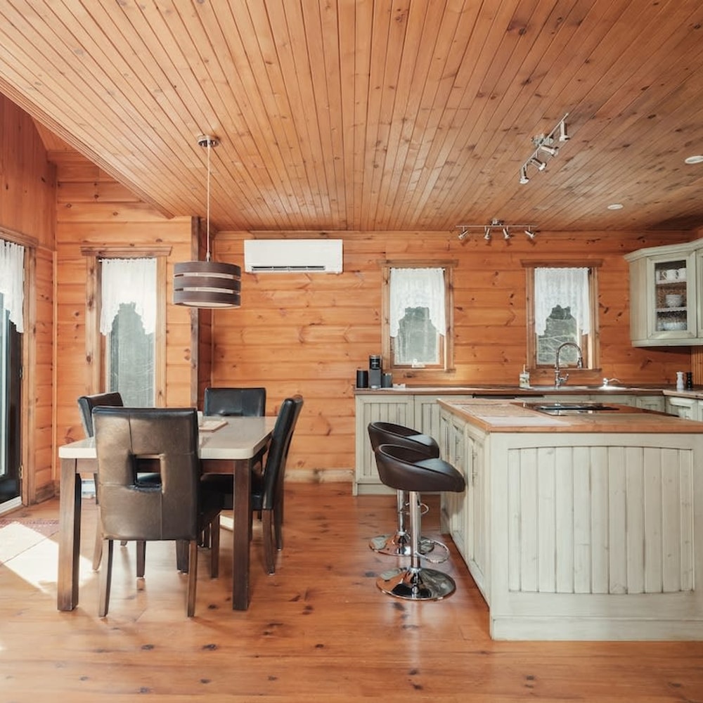 Chalet Bonheur -spa in Nominingue
