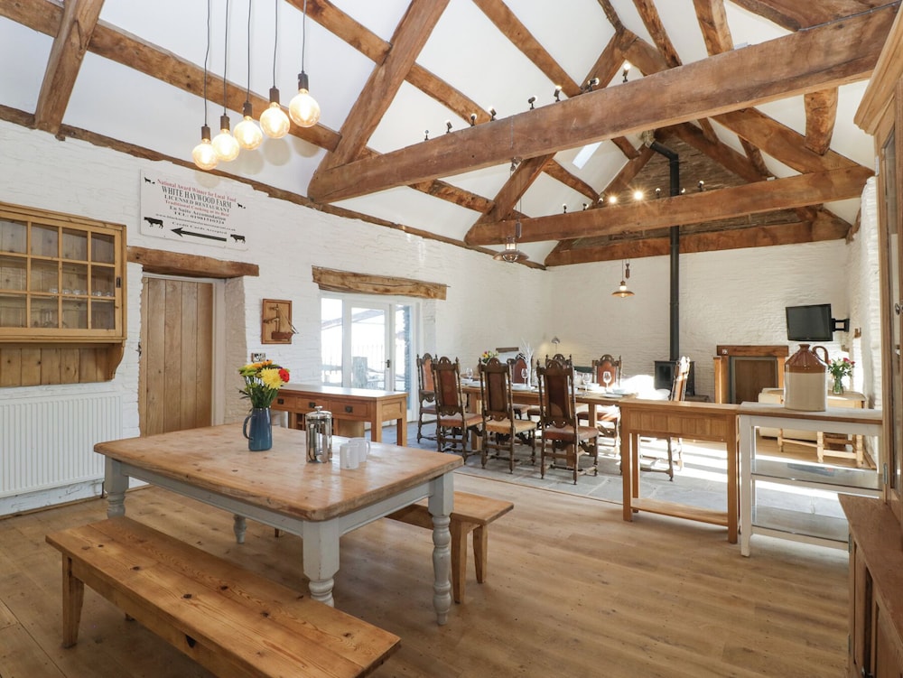 White Haywood Barn